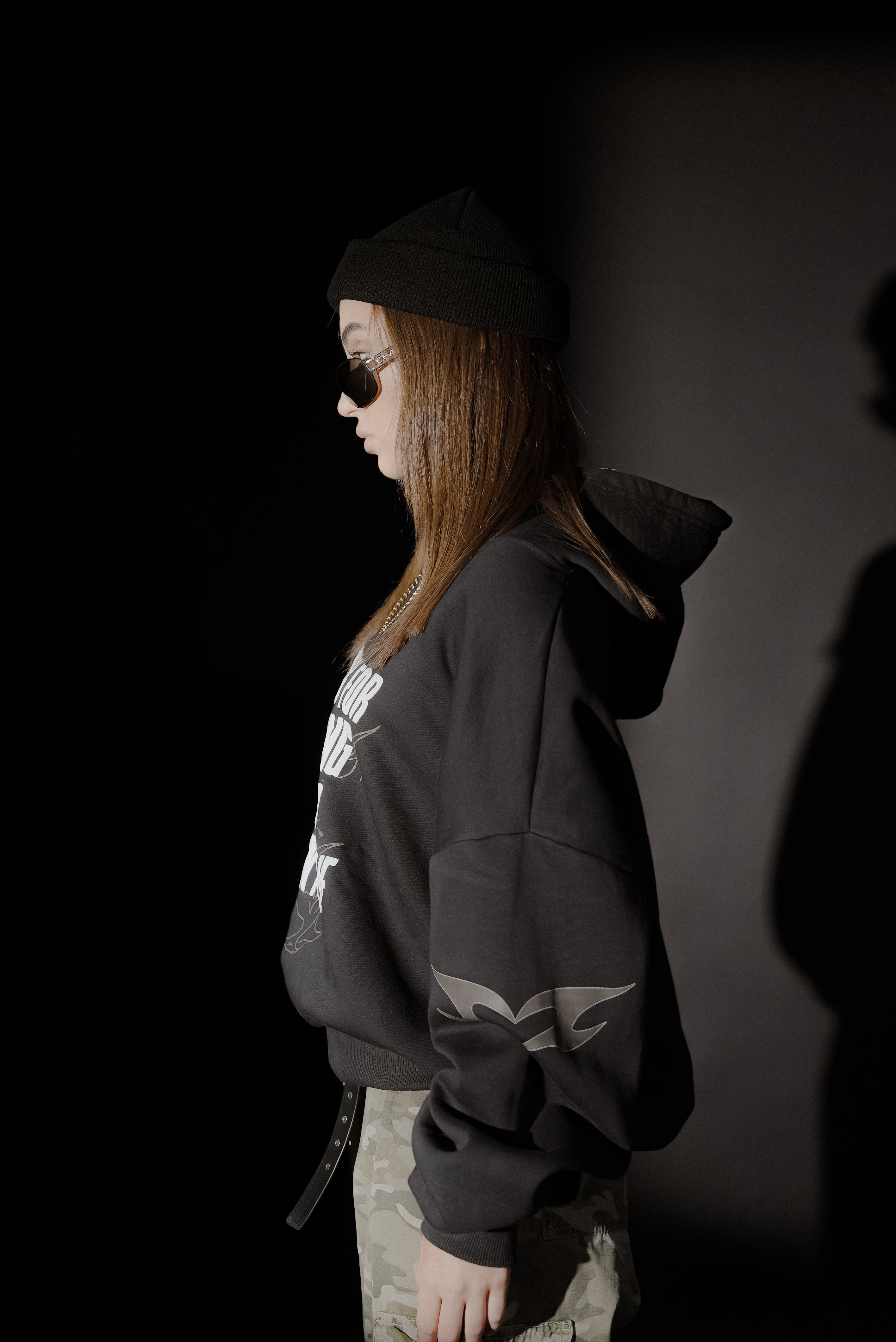 NO LIMITS ( Boxy Hoodie )