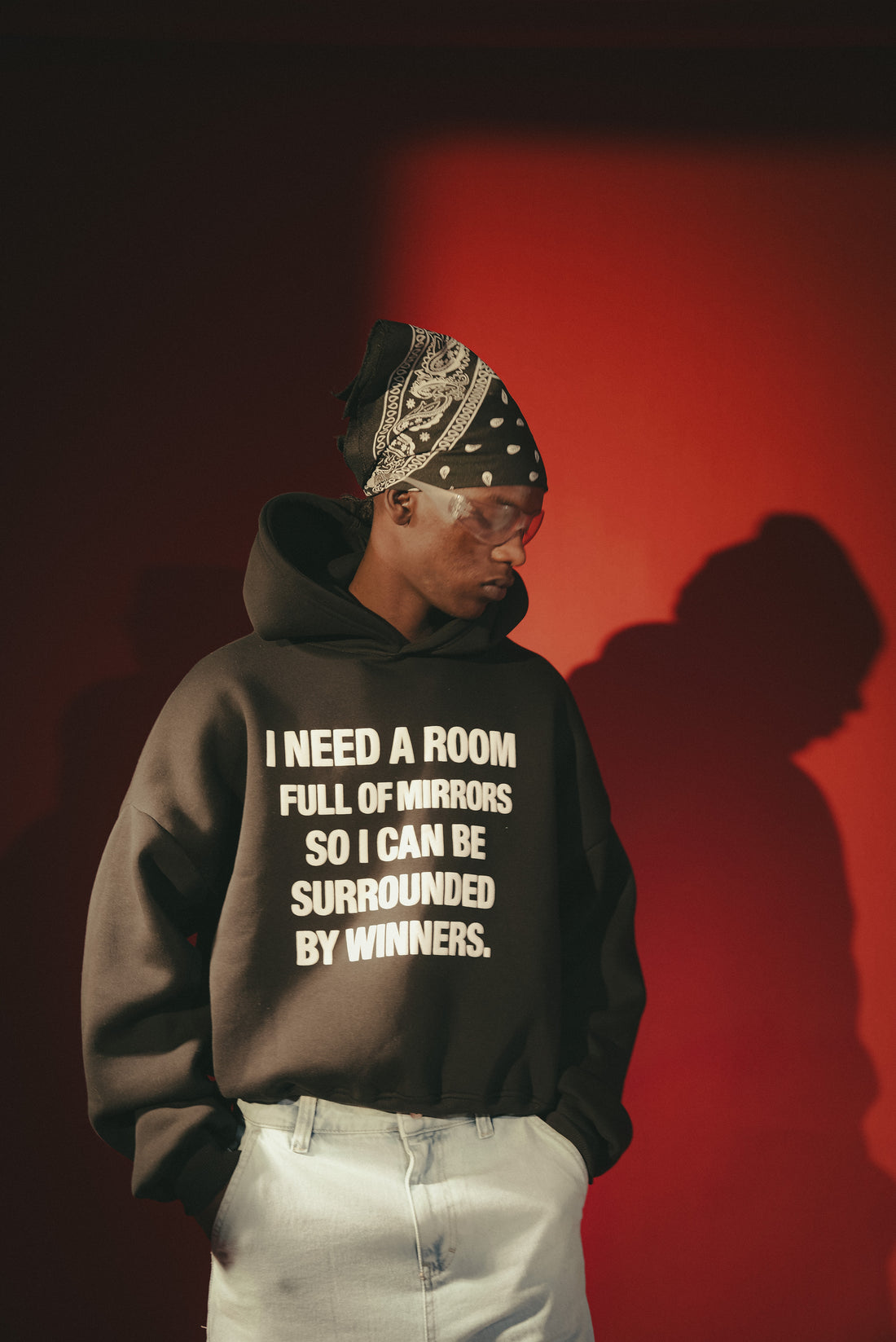 WINROOM (  BOXY HOODIE )